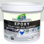 45 kg gris trs clair - resine epoxy peinture sol garage bton - pret a lemploi - trafic intense - etanche ...