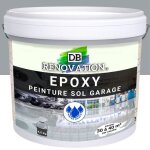 45 kg gris fentre - resine epoxy peinture sol garage bton - pret a lemploi - trafic intense - etanche ...