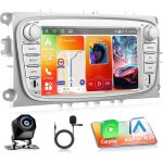 4 + 64gb android 15 autoradio 7 pour ford focus ii mondeo s - max c - max galaxy carplay / android auto ...