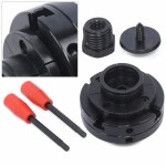 4 autocentrant mandrin à 4 mâchoires mandrin m33 + adaptateur de filetage m18 4 autocentrant mandrin à 4 mâchoires mandrin m33 + adaptateur de filetage m18