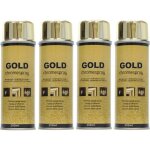 Peinture aérosol - non spécifié - 4 bombes chrome or doré - 800 ml - tous supports - résistante Peinture aérosol - non spécifié - 4 bombes chrome or doré - 800 ml - tous supports - résistante
