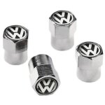 4 * bouchon de valve logo volkswagen ( chrome )