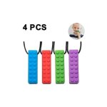 4 colliers de mastication sensorielle pour enfants / toddlers autisme besoin oral / morsure .
