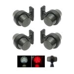 4 feux de gabarit d?encombrement led 12v 24v blanc rouge cabochon fum position latraux coud court ...
