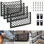 4 filets rangement maille pour sac / voiture / si�ge / coffre organisateur camping - car
