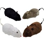 4 jouets souris � remontoir sans piles jouets interactifs pour chats