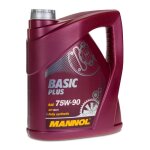 4 litres dhuile pour engrenages basic plus mannol sae 75w - 90 api gl 4 + mil - l 2105 vw 501. 50