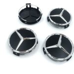 4 logos emblme mercedes jante cache moyeu centre de roue insigne noir 75mm