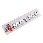 4 motion rouge argent abs badge embl�me de voiture autocollant stickers pour vw polo golf cc tt jetta ...