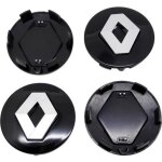 4×od57mm noir renault centre de roue cache moyeux emblème badge logo 4×od57mm noir renault centre de roue cache moyeux emblème badge logo