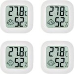 [4 - pack] thermomtre dambiance intrieur hygromtre numrique intelligent moniteur temprature maison ...