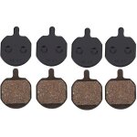 4 paires de plaquettes de frein  disque de vlo plaquettes de frein  disque mtalliques de vlo pour ...