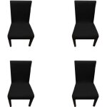 4 pcs - housse de chaise extensible couverture de chaise pour mariage d�coration salle � manger moderne ...