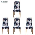 4 pcs housses de chaise extensibles pour chaises de salle  mangerprotection de chaise pour mariage moderne ...