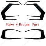 4 pcs suit - spoiler de pare - choc arri�re noir accessoire de protection pour vw golf 7 mk7 gti r gtd ...