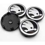 4 pi�ces 60mm couvercle de capuchons de centre de moyeu de roue de voiture pour skoda - citigo fabia ...