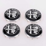 4 pi�ces cache - moyeux pour alfa romeo giulia stelvio oe 60mm centre de jante capuchons cache moyeu ...