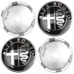 4 pi�ces car cache - moyeux capuchons de centre pour alfa romeo 60mm 56mm jante centre dembl�me accessoires ...