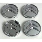 4 pi�ces car cache - moyeux capuchons de centre pour citroen c2 c4 - c5 - c6 c 60mm jante centre dembl�me ...