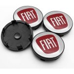 4 pi�ces car cache - moyeux capuchons de centre pour fiat 500 500l 500x 124 bravo freemont panda punto ...