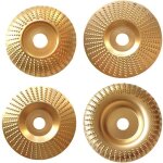 4 pi�ces disque bois meuleuse calibre 22. 2 mm disques de meulage du bois disques de meulage pour fa�onner ...