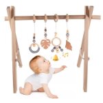 4 pices ensemble de jouets pendentif dallaitement poussette suspendus bois pour bb jouet  suspendre ...