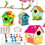 4 pi�ces maison doiseau activite manuelle bricolage enfantscadeaux jouets gar�ons filles kit maison doiseau ...