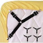 4 pièces réglable drap de lit attaches triangle élastique bretelles gripper support clip de sangles pour ... 4 pièces réglable drap de lit attaches triangle élastique bretelles gripper support clip de sangles pour ...