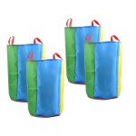 4 pi�ces sac � pommes de terre pour adultes et enfants sacs de saut color�s � double couche course de ...