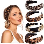 4 pices serre tete femme bandeaux cheveux femme imprim lopard bandeau avec noeud bandeau noeud crois ...