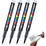 4 pi�ces teinture textile noirteinture noire textilefeutre textile permanentfeutre noir acrylique