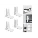 4 pices verrou de levier de porte  lpreuve des enfants bloque poignee de porte bloc porte securite ...