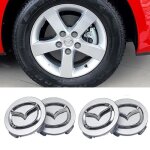 4 pi�ces voiture cache moyeux pour mazda atenza speed mx3 cx3 cx5alliage enjoliveursavec logo centre ...
