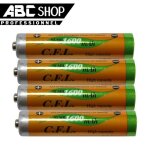 4 piles aaa accus rechargeable mignon 1600mah ni - mh 12v lr03 r03 r3 h03 h3 rc3