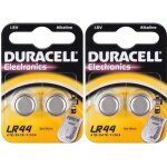 4 piles bouton lr44 duracell v13ga ag13 l1154 a76