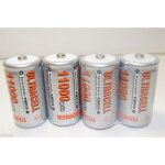 4 piles lr20 r20 d 1. 2v ni - mh rechargeable 11000mah accus accu grande capacit #11
