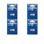 4 piles varta cr 123a lithium -