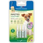 4 pipettes insectifuges chiots petits chiens de moins de 10 kg formule renforcée - francodex 4 pipettes insectifuges chiots petits chiens de moins de 10 kg formule renforcée - francodex