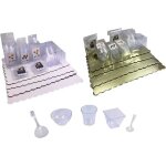 4 plateaux + 48 verrines + 36 cuillres pour table anniversaires mariage soire nol (88 pices)