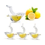 4 presse citron individuel presse - citron presse - agrumes manuel acrylique clip citron manuel fruits ...