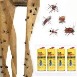 4 rouleaux de papier mouche collant �liminent les mouches pi�ge � papier produit insecticide 69