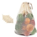 4 sacs de cuisine en coton sacs  lgumes en filet de coton sacs  lgumes en filet de coton rutilisables ...