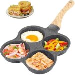 4 trous poêles à omelette frire antiadhésives petit déjeuner crêpière pour cuisinière à induction cuisinière ... 4 trous poêles à omelette frire antiadhésives petit déjeuner crêpière pour cuisinière à induction cuisinière ...