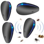 4 units ultrason sourisrpulsif ultrasonsappareil anti ratsanti rongeuralternative efficace aux piges ...