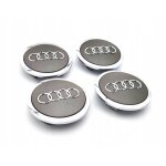 4 x enjoliveur bouchon de jante 69mm audi gris logo caches moyeu ref. 4b0601170a 4 x enjoliveur bouchon de jante 69mm audi gris logo caches moyeu ref. 4b0601170a