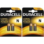 4 x piles duracell n / mn9100 / lr1 / e90 alcaline 15v (sous blister)
