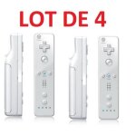 4 x télécommande wiimote pour nintendo wii et wii u - blanc e32801 4 x télécommande wiimote pour nintendo wii et wii u - blanc e32801