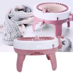 Aiguilles  tricoter - hb047 - kit de tissage manuel - 40 pices - plastique - jouet cratif