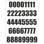 40 autocollant sticker voiture moto numero chiffre