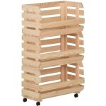 407neu meuble chariot  lgumes - desserte de cuisine sur roulettes desserte chariot de service 37x30x80 ...